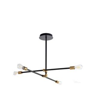 Black and Brass Val Chandelier